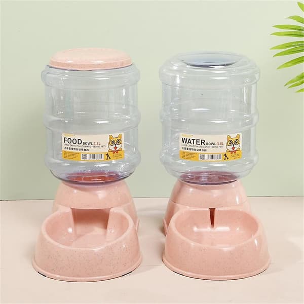 Pet Safe og Ikke-giftig Automatisk Foder- og Vanddispenser Stor Kapacitet Dispenser