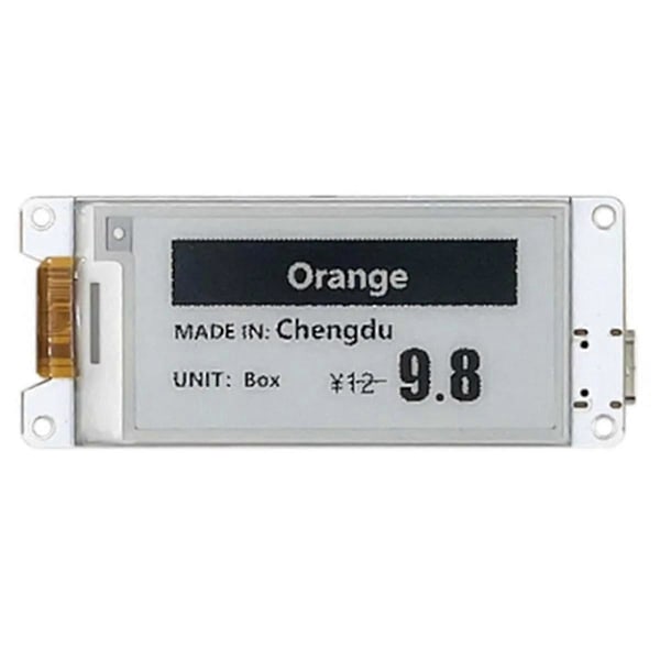 Lora Trådløst Papir ESP32-S3FN8+SX1262 Chip Drevet Via Wi-Fi, BLE og LoRa Ombord USB-UART Bridge 212X104 IOT Display B