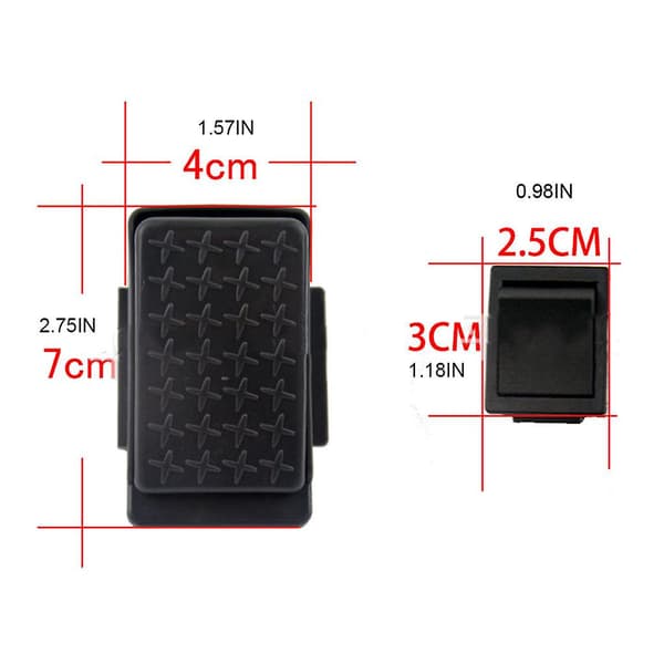6v/12v Reset Kontrolfodkontakt Udskiftningsplast Til Børns Ride On Legetøjsbil