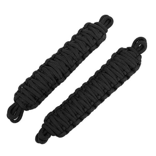 2 stk Bil Dørbegrensnings Tau Beskyttelse Begrense Stropp Passer for Jeep Wrangler TJ 1997-2006 Svart