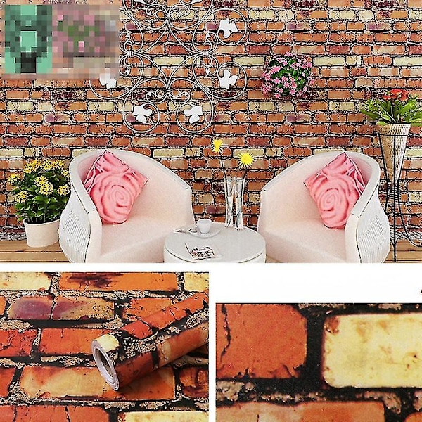 Peel And Stick Tapet Badrum Köksbaksida 3d Tapet Självhäftande Avtagbar Tapet