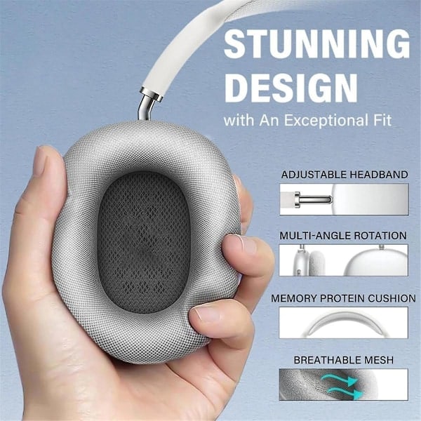 P9 Pro Max Langattomat Bluetooth-kuulokkeet mikrofonilla, melunvaimennuksella, stereolla, nappikuulokkeet