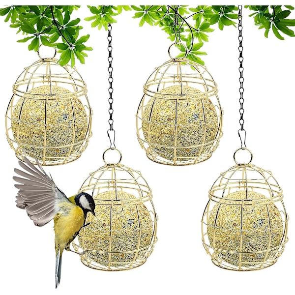 Pieces Wild Bird Feeders, Ulkoilma Lintujen Ruokinta-asema, Pallo Riippuva Lintujen Ruokinta-asema, Metalli Riippuva Lintujen Ruokinta-asemat, Lintujen Ruokinta-asema