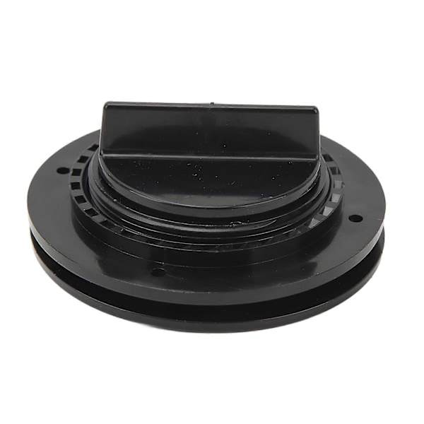 Scupper Ventilprop Efficient ABS Nem Installation Bådafløbsprop til Yachter Speedbåde Kajakker Sort