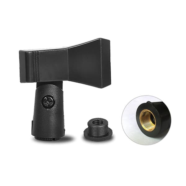 12mm Højde Mikrofon Stativ Skruer Adaptere 3/8\" Hun til 5/8\" Han Props
