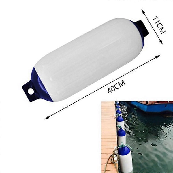 2 st Inflatable Båtfender PVC Båtfender Yachtsfender UV-skydd Ribbad Stötfångare Båttillbehör