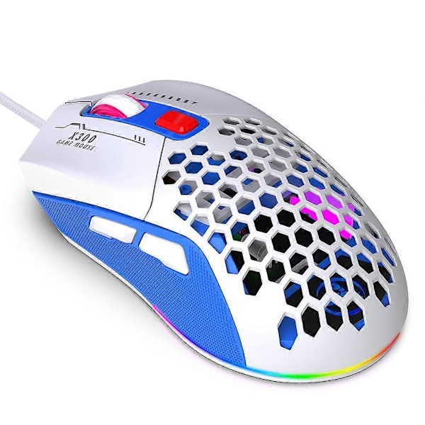 Trådløs Gaming Mus USB Tråd RGB Gaming Ultralet Honningkam Mus 7200DPI Programmerbar Spilmus Til Computer PC