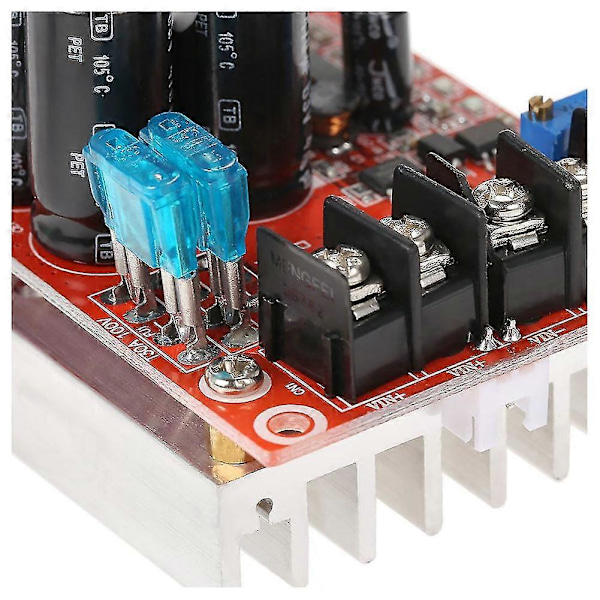 1200W DC-DC-omvandlare Boost Steg-upp Strömförsörjningsmodul 20A In 8-60V Ut 12-80V Justerbar