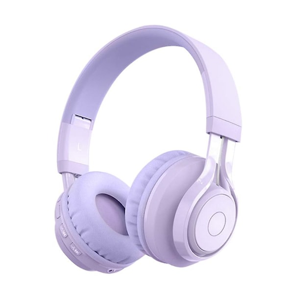 Over-Ear Hodetelefoner Metall Aprikos /Rosa /Lilla Bluetooth-hodetelefoner for gutter