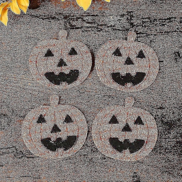 12 stk Halloween Ikke-vevde Lapp-klistremerker DIY Applikasjoner Halloween Dekorasjoner Ornamenter