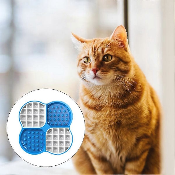 Silikon Hundebolle Anti-Skid Langsom Foder Pet Vand Feeder Mad Foder Tallerkener
