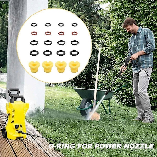 O-ring til Karcher Lanse Slangemunnstykke Reserve O-ring Tetning 2.640-729.0 Gummi O-ring Trykkvaskere for K2 K3 K4 K5 K6 K7