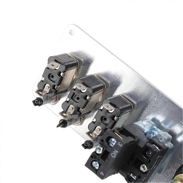 5-i-1 12V LED Toggle Tændingskontaktpanel med Motorstart-tryknap til Racerbil RV Truck Rød