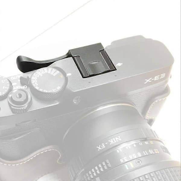 Metall Hot Shoe Tommelgrep for Fuji XPRO1 X-PRO2 X-M1 X-E2S X-E2 X-E1 X-A3 X-A2