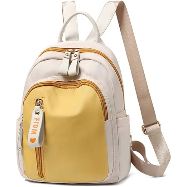 Liten Mini Nylon Reise Ryggsekk Dame Skulderveske Søt Lett Jente Ryggsekk