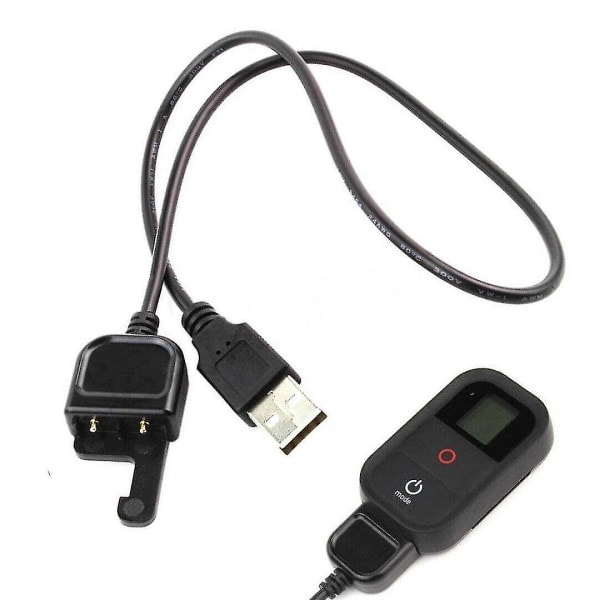 1m USB-laddningskabel för GoPro Hero 6 5 4 3/3+/2+ Kamera Wifi Fjärrkontroll
