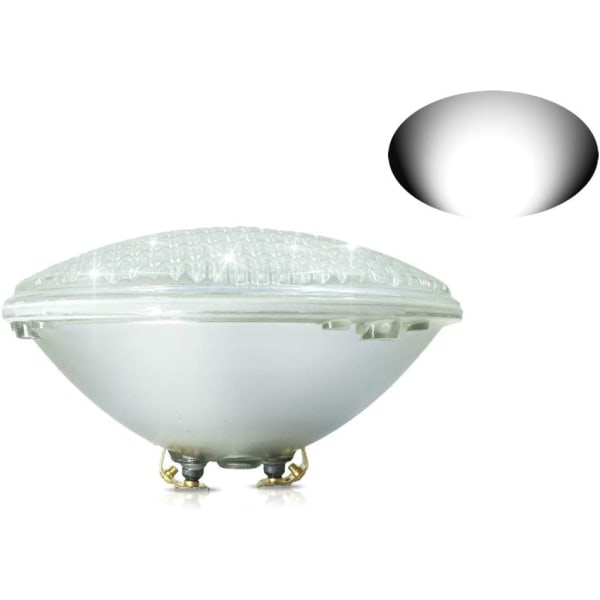 18W valkoinen LED-allasvalo PAR56 12V DC / AC -valo, vedenpitävä IP68 vedenalainen valaistus, korvaa 150W halogeenivalot