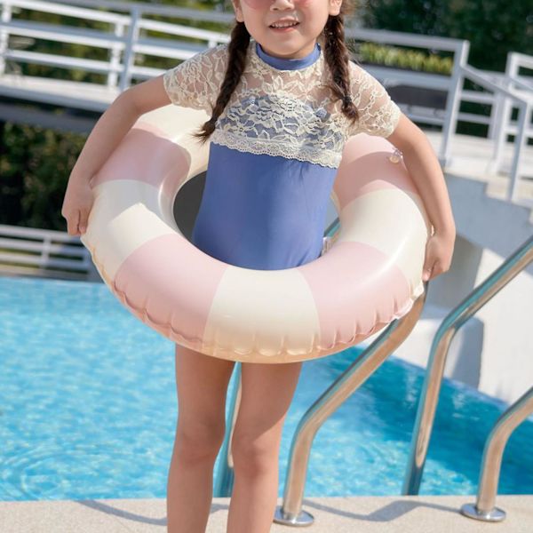 Barnens Badring Söt Underhållande PVC Miljövänlig Sommar Utomhus Uppblåsbar Pool Float Hemanvändning
