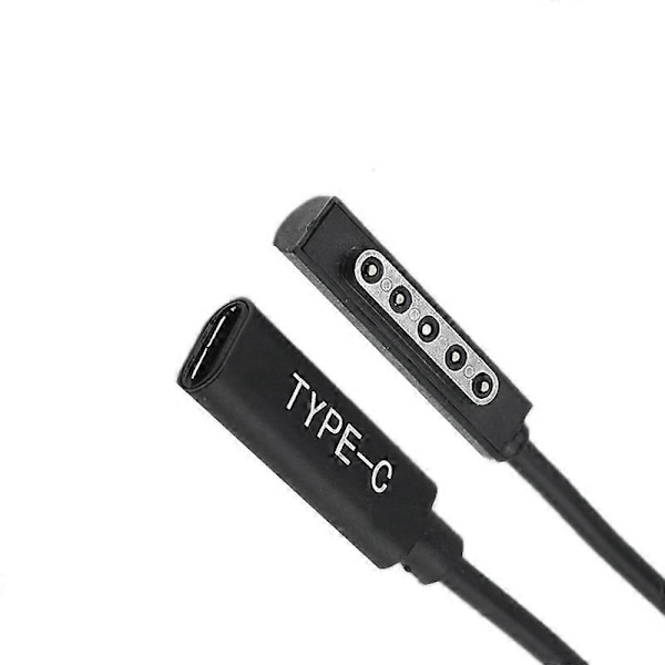 Type C PD Opladningskabel USB C Hun Power Supply Charger Adapter Konverter til Microsof Surface P
