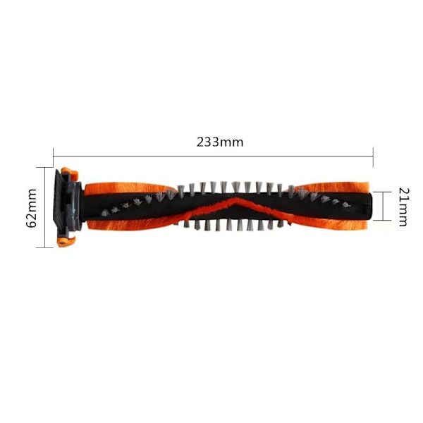 2 stk. Rullebørste for Philips SpeedMax Pro FC6 XC8 XC7 FC6822 FC6823 FXC8043 XC8045 XC704301 XC704101 Støvsuger