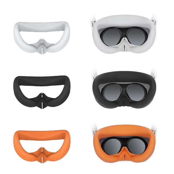 Slitesterk ansiktsventilasjonsmyk grensesnitt for Pico 4 VR-headset silikonputer