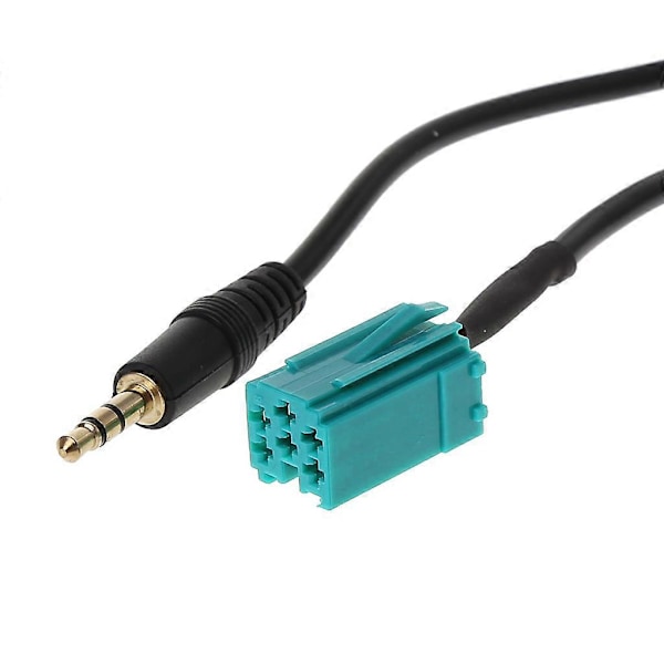 Aux-ingångsledning 3,5 mm Jack Radio MP3 Aux-adapter Passar Megane Laguna Modus