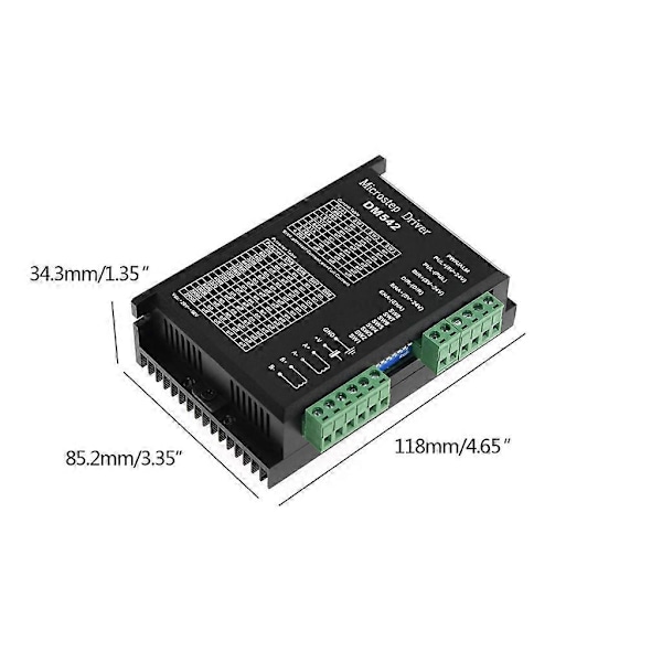 DM542 Digital Motor Driver 4.2A til 42/57 Trinmotor CNC Graveringsmaskine NEMA17/23 Controller i stedet for TB6600