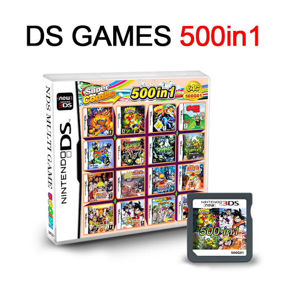 NDS-spelkort DS Amerikansk version Europeisk version spel allt-i-ett V2 ny version NDS-spelkort förpackat