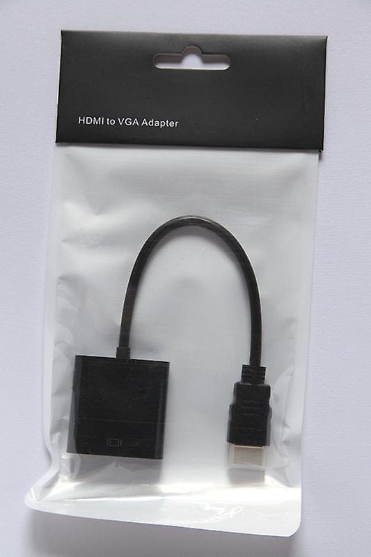 Nettverks-dekoder koblet til projektor skjerm HDMI til VGA buss HD-konverter 2-pakning