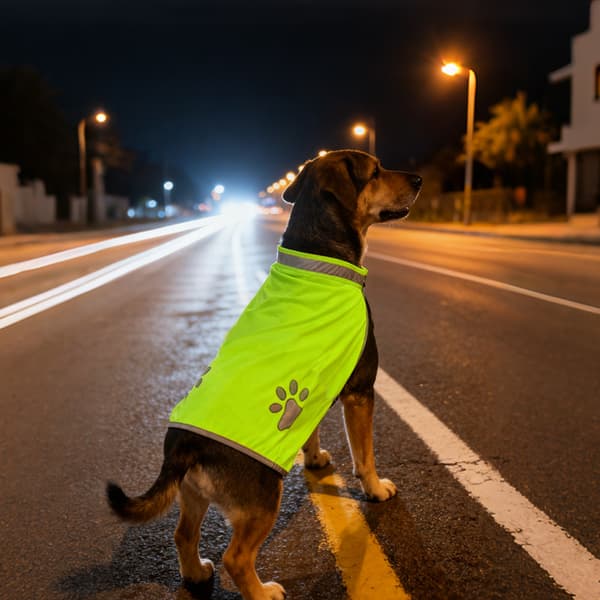 Reflekterende hundevest / Reflekterende - Flere størrelser tilgjengelig, Grønn/Gul, M