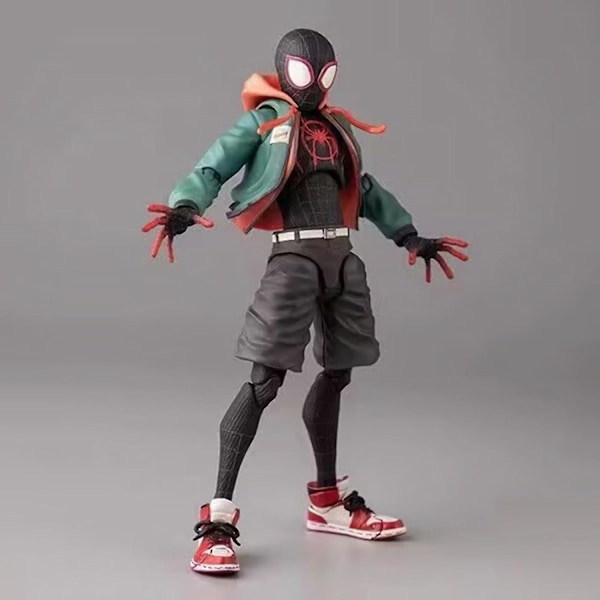 Spider-Man: Into The Spider-Verse Peter Parker SV-Action Peter B. Parker Sentinel SV Superhjältar 6 tum