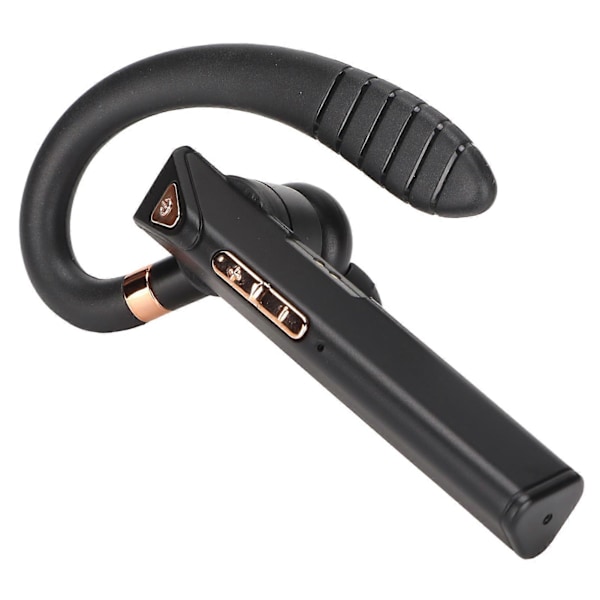 K3 Business Bluetooth-hörlurar med brusreducering, enkelsidig, omslutande, med laddningsfack (Jerry Chip Svart Guld)
