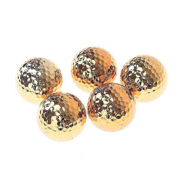 1 stk Golfballer Nyhet Golfutstyr Gullfarge