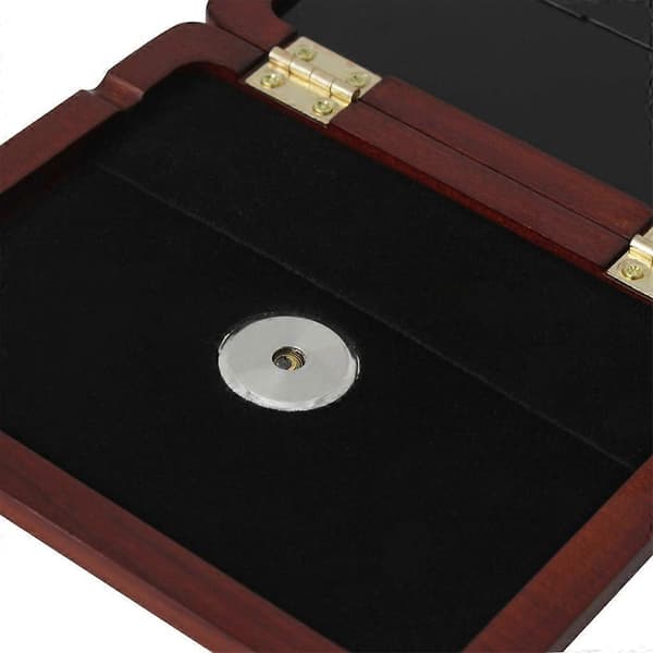 Saxofon Reed Case med Hygrometer för 5 Reed Galler Saxofon Reed Box