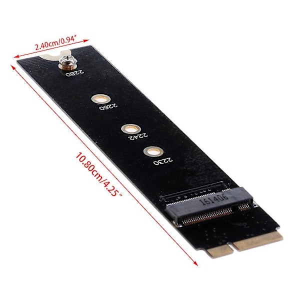 Hårddisk Konverteringsadapterkort för M.2 NVME SSD Konverteringsadapterkort för MacBook Air A1466 A1465 Lätt att använda