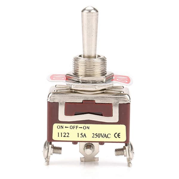 5 stk ONOFFON 3 Position Toggle Switch 3 Pin 12mm 15A 250VAC