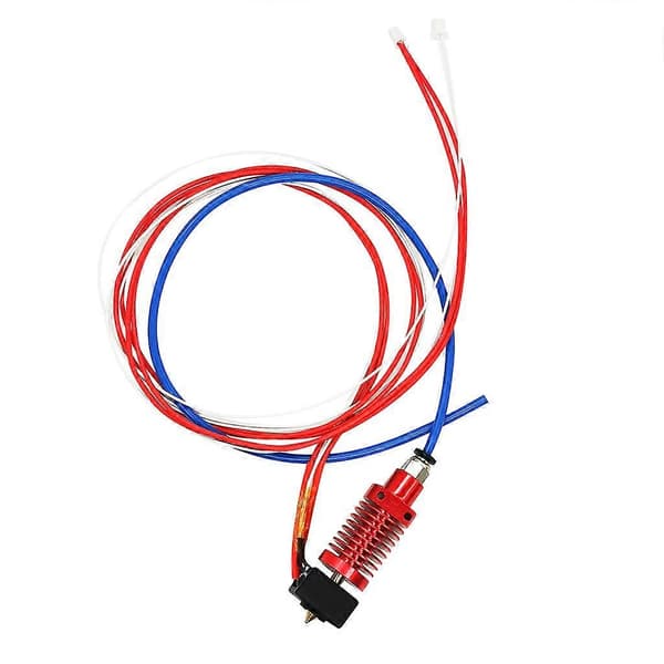 1 sæt 24V Samlet Ekstruder Hotend Kit Dysesæt Aluminium Varmeblok til Ender-3/CR-10/CR-10S Pro 3D Printer Dele