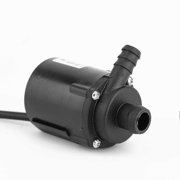 Lågtrycksvattenpump DC 12V Mikro Borstlös Submersible Motor Vattenpump Solkylning 200L/H