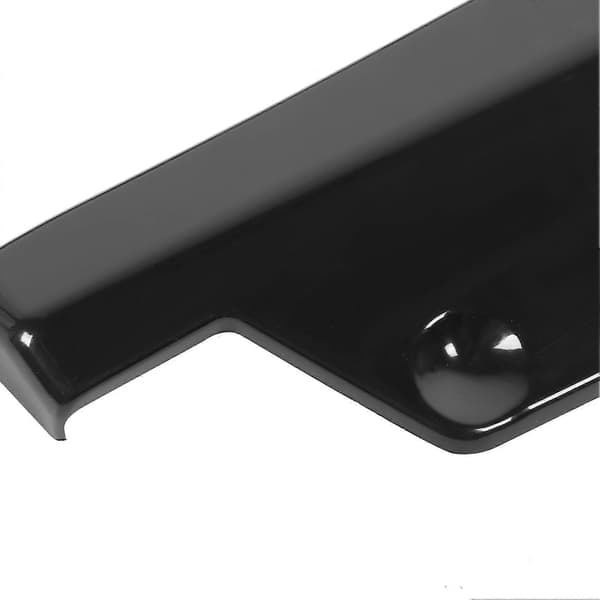 2 stk. Bagagerumslæbe Diffusor Spoiler Anti-Ridse Beskytter Glans Sort Universal til Bil