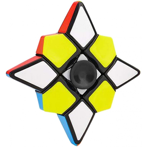 Spinner Fidget Leke Fidget Spinner Cube 1X3X3 Speed Cube 2.8 tommer Stickerless Floppy Cube Puslespill Spinner 2 i 1 Fidget Puslespill Hjernepuslespill Spinning To