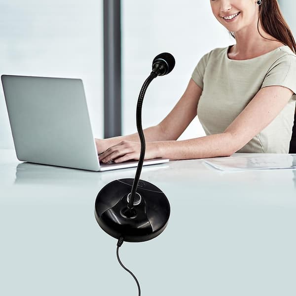 USB Mikrofon USB Mic med Holder til PC Studio Tale Chat Sang