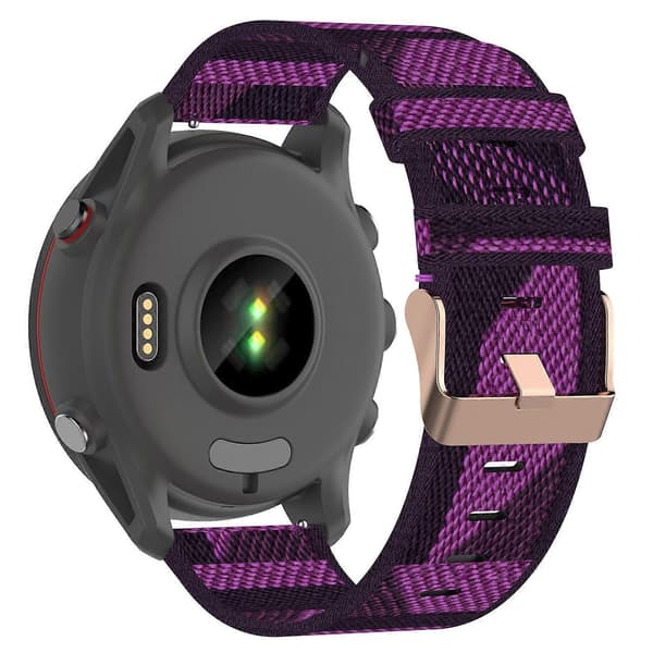 Garmin Forerunner 255/Vivoactive 4 -kellolle Nylon-lenkkiranneke