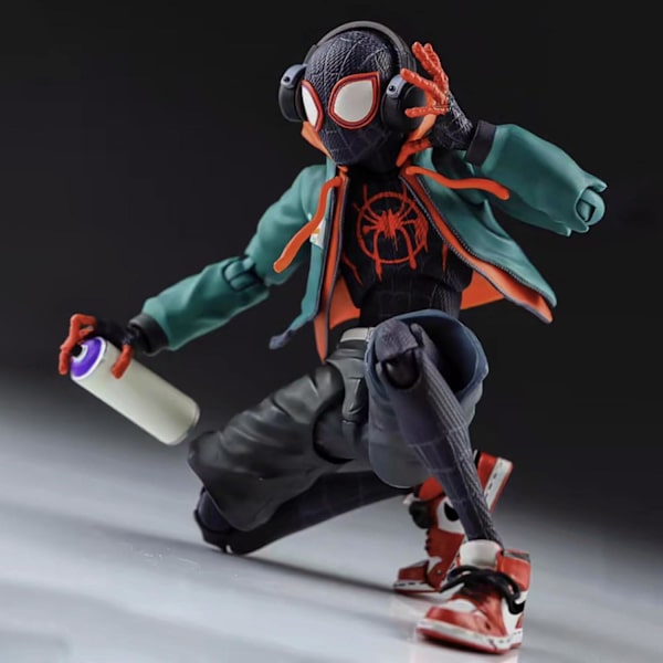 Spider-Man: Into The Spider-Verse Peter Parker SV-Action Peter B. Parker Sentinel SV Superhjältar 6 tum