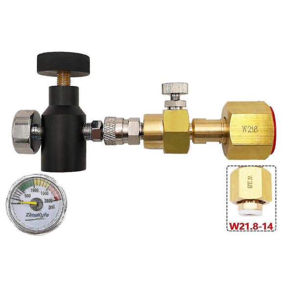 Fyllingsadaptersett for SodaStream Quick Connect W21.8 til CO2-tank
