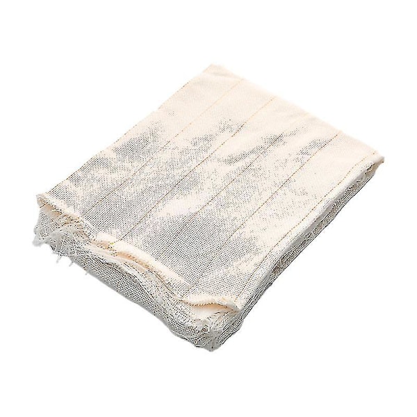 2,1x1 meter Munkstoff for Tuftearbeid med Markerte Linjer, Vevd for Klær og DIY-Prosjekter