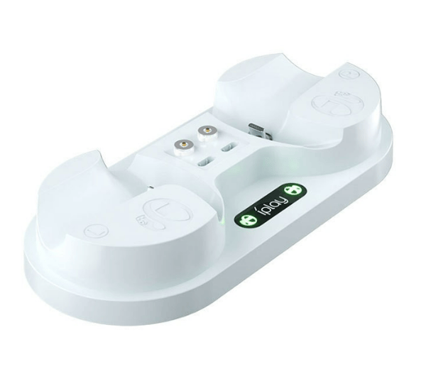 Kompatibel med PS5 VR2 Spilkontroller med LED Lys Opladningsstativ Bærbar Controller Dobbelt Oplader