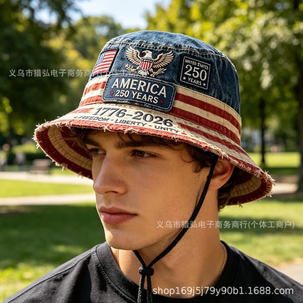 Amerikansk 250 Vintage Bucket Hat