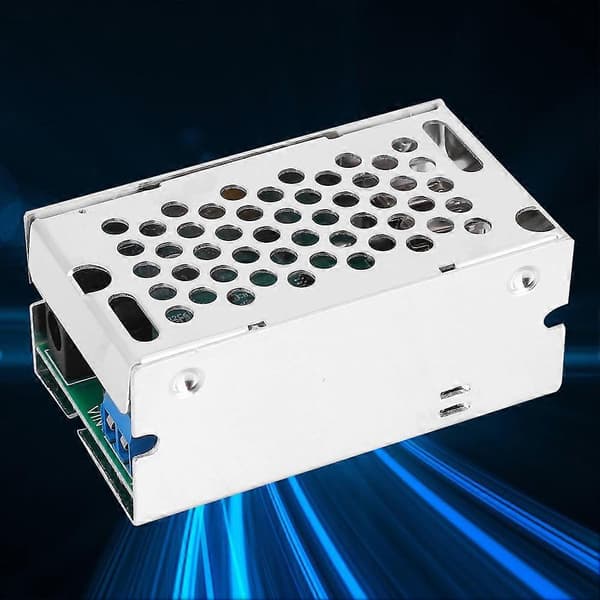 24V/12V til 5V 5A 4 USB Utgangs Step Down Strømforsyningsmodul Buck Converter med Aluminiums skall
