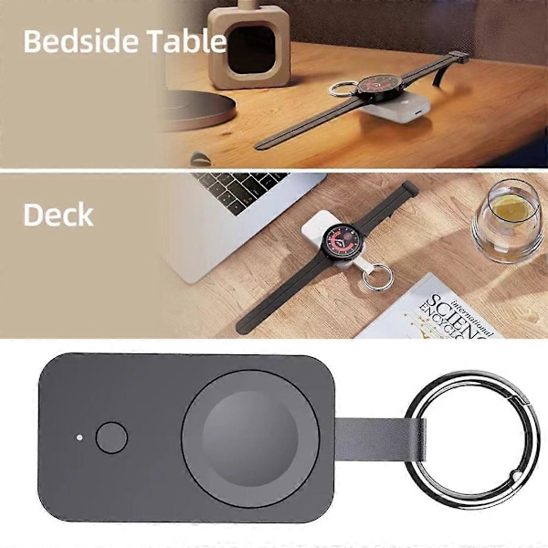 Opladningsstation til Watch Series 8 7 6 5, Magnetisk Trådløs Opladning