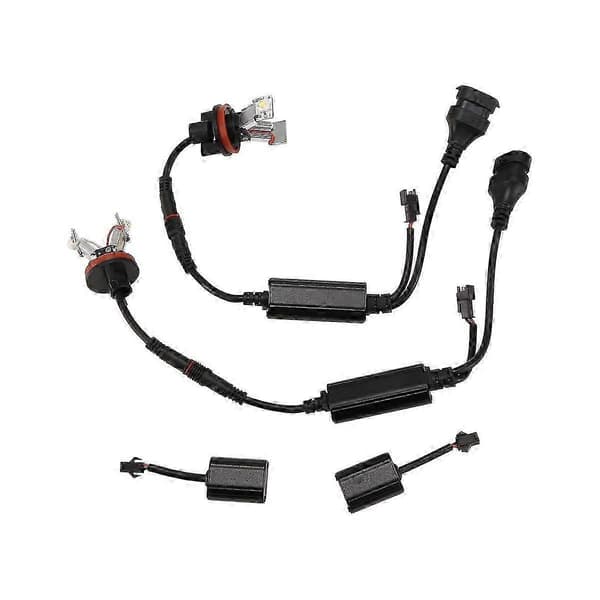2 stk Bil LED Angel Eye Lys 6000K H8 Lyspære for E82 E87 E90 E91 E92 M3 E93 E60 E61 E63 E70 X5 E71 X6 E89 Z4